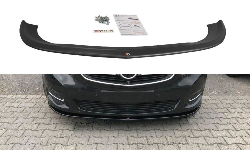 Maxton Design Street+ Spoilerlippe Front Ansatz V.1 passend für Mercedes-Benz V-Klasse W447 schwarz Hochglanz