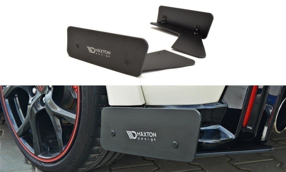 Maxton Design SPORT Heck Ansatz Flaps Diffusor passend für HONDA CIVIC IX TYPE R