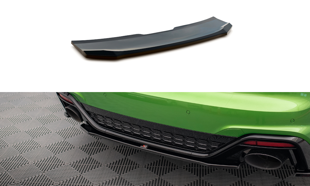 Maxton Design Heckansatz Audi RS5 F5 Facelift schwarz Hochglanz für Audi A5 / S5 / RS5