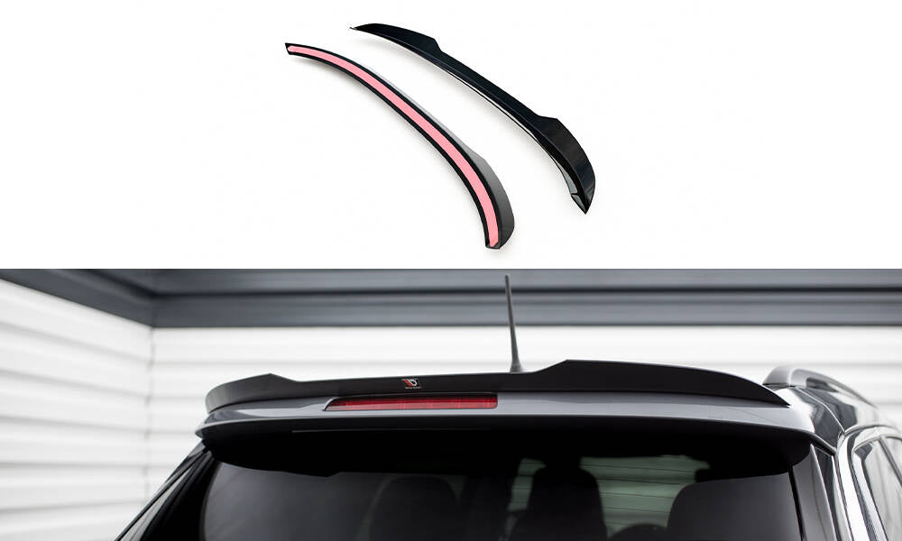 Maxton Design Spoiler CAP passend für Jeep Compass Limited Mk2 Facelift schwarz Hochglanz