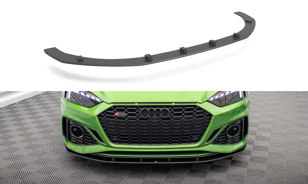 Maxton Design Street Pro Street+ Spoilerlippe Front Ansatz passend für Audi RS5 F5 Facelift