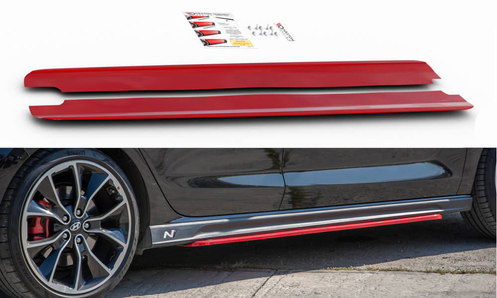 Maxton Design Street+ Seitenschweller Leisten V.2 passend für Hyundai I30 N Mk3