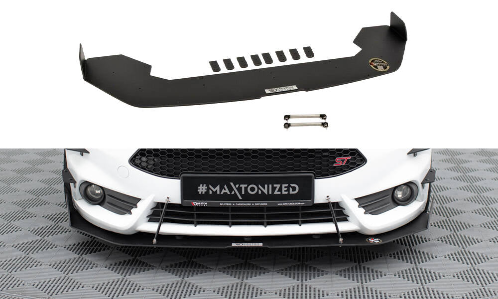 Maxton Design Front Sport Diffusor V.2 Ford Fiesta ST Mk7 FL für Ford Fiesta ST