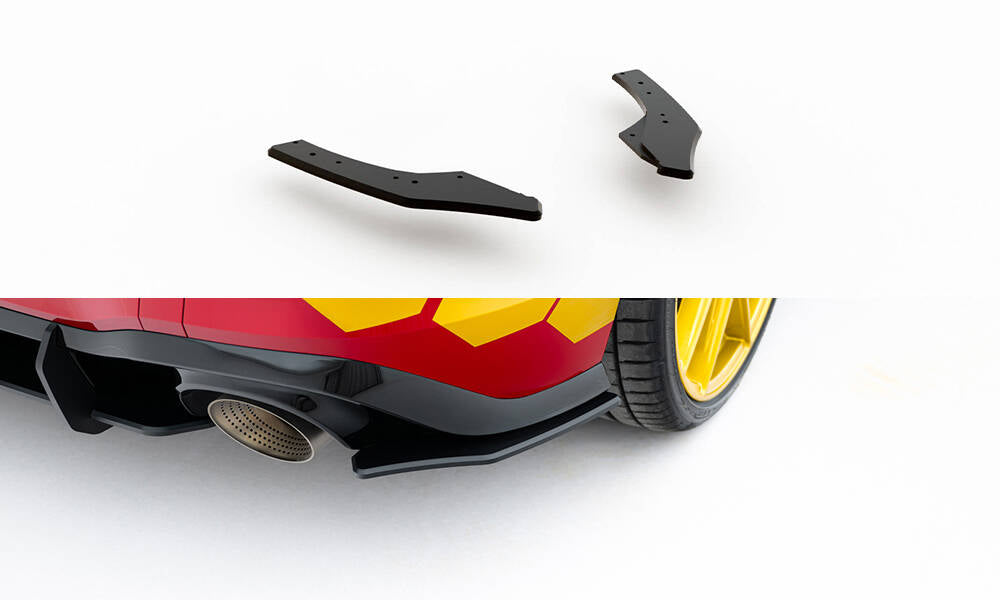 Maxton Design Street Pro Heck Ansatz Flaps Diffusor passend für VW Golf GTI Clubsport Mk8 Facelift