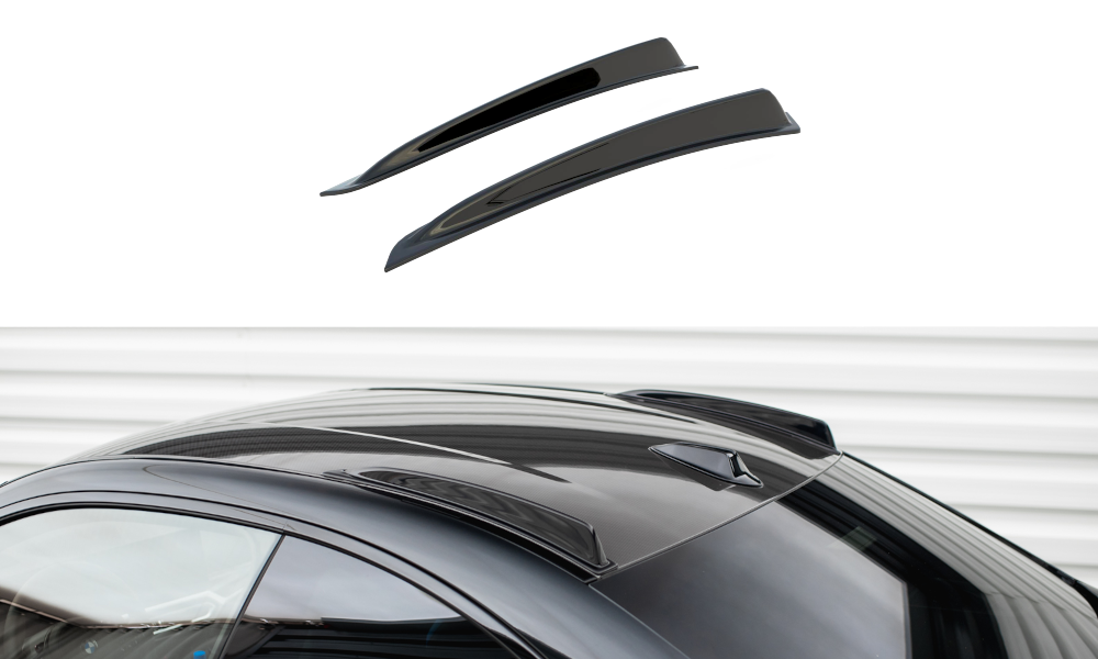 Maxton Design Kurze Dachschienen BMW M2 G87 schwarz Hochglanz für BMW M2 G87