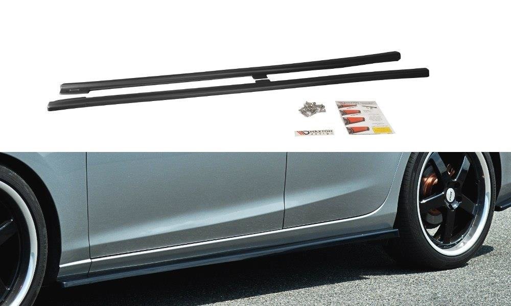 Maxton Design Street+ Seitenschweller Leisten passend für V.1 passend für Mazda 6 Kombi GJ (Mk3) schwarz Hochglanz