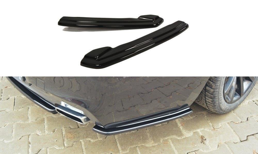 Maxton Design Heck Ansatz Flaps Diffusor passend für BMW 6er Gran Coupé M Paket schwarz Hochglanz