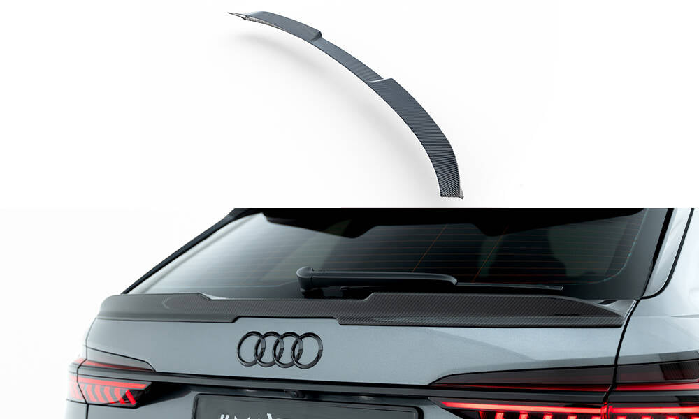 Maxton Design Prepreg Carbon Fiber Heckklappenspoiler (Niedriger) Audi RS6 C8 / C8 Facelift für Audi A6