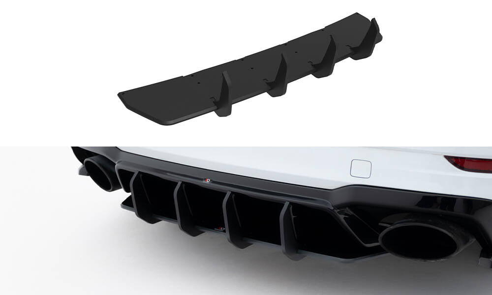 Maxton Design Street Pro Heckschürze V.2 passend für Audi RS3 Limousine 8V Facelift