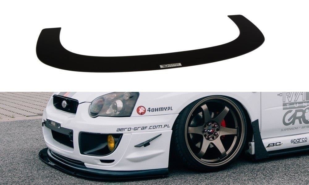 Maxton Design Racing Street+ Spoilerlippe Front Ansatz passend für Subaru Impreza WRX STI (BLOBEYE)