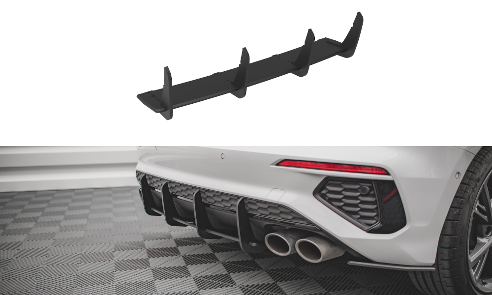Maxton Design Street Pro Heckschürze passend für Audi S3 Sportback 8Y
