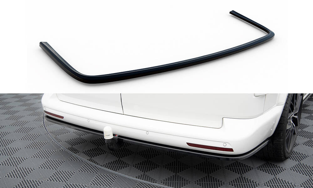 Maxton Design Heckansatz VW T6 / T6.1 Long schwarz Hochglanz für Volkswagen T6.1