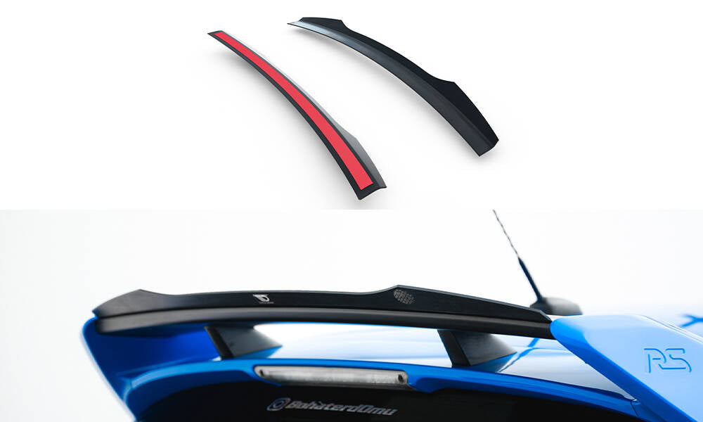 Maxton Design Spoiler CAP V.2 passend für Ford Focus RS Mk3 schwarz Hochglanz