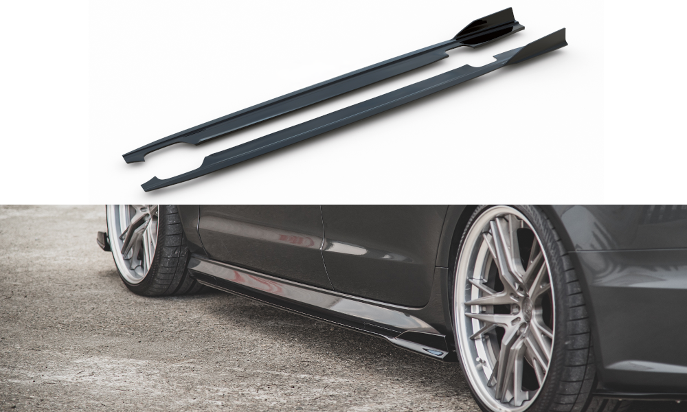 Maxton Design Street+ Seitenschweller Leisten passend für Audi A6 / A6 C7 S-line/ S6 C7 Facelift