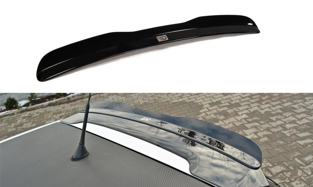 Maxton Design Spoiler CAP passend für FIAT GRANDE PUNTO ABARTH schwarz Hochglanz