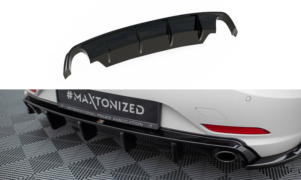 Maxton Design Diffusor Heck Ansatz passend für BMW Z4 E89 schwarz Hochglanz