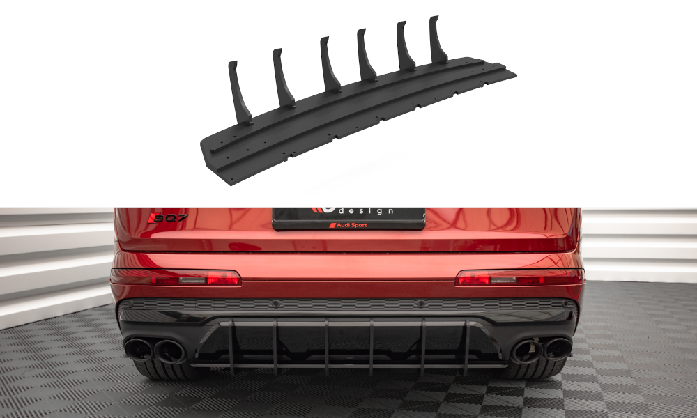 Maxton Design Street Pro Heckschürze passend für Audi SQ7 Mk2 (4M) Facelift