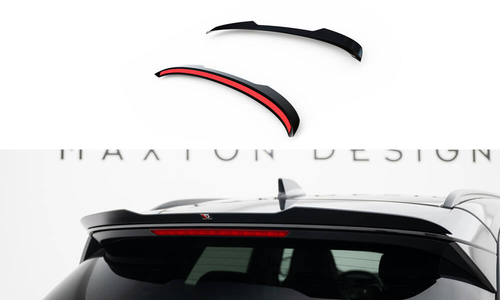 Maxton Design Spoiler CAP passend für Renault Austral Mk1 schwarz Hochglanz