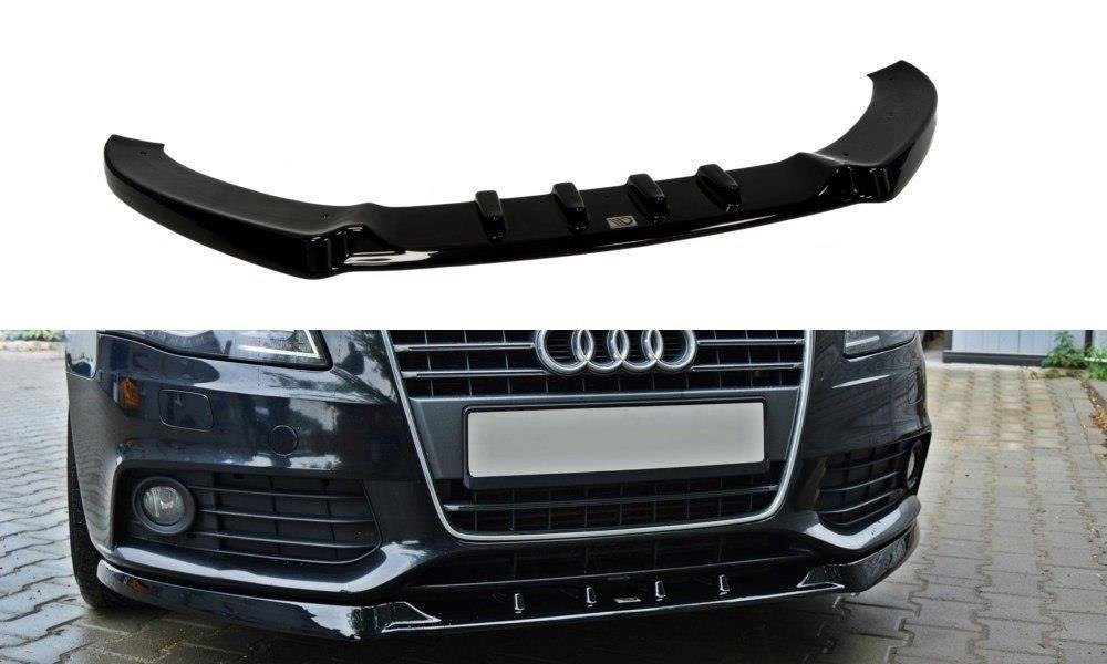 Maxton Design Front Diffuser V.1 Audi A4 Limousine / Avant B8 schwarz Hochglanz für Audi A4