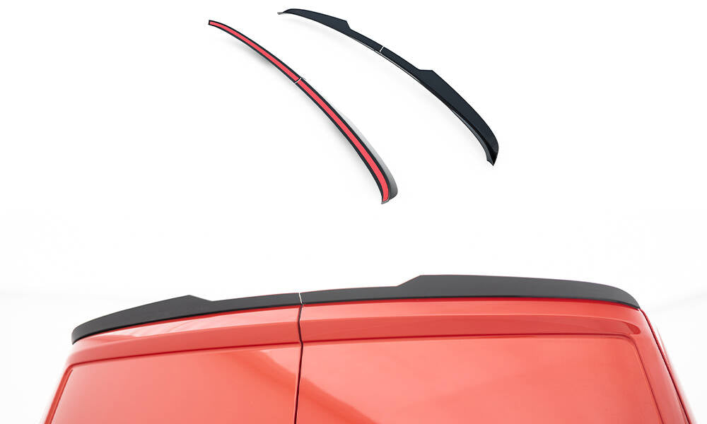 Maxton Design Spoiler CAP für Ford Transit Custom Mk2 schwarz Hochglanz