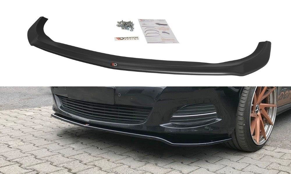 Maxton Design Street+ Spoilerlippe Front Ansatz V.3 passend für Mercedes-Benz V-Klasse W447 schwarz Hochglanz