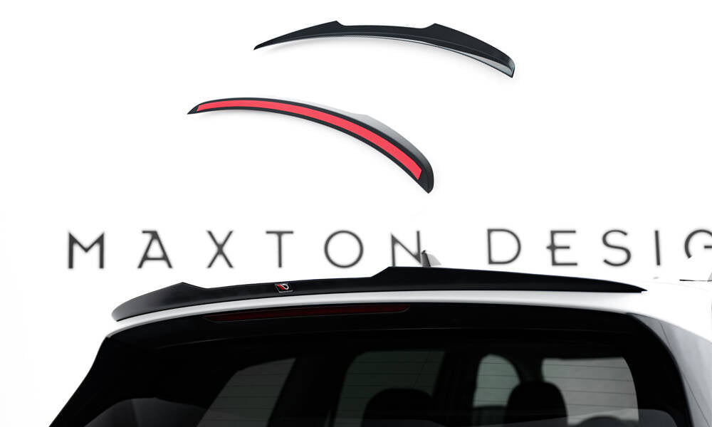 Maxton Design Spoiler CAP passend für VW Atlas R-Line Mk1 Facelift 2 schwarz Hochglanz