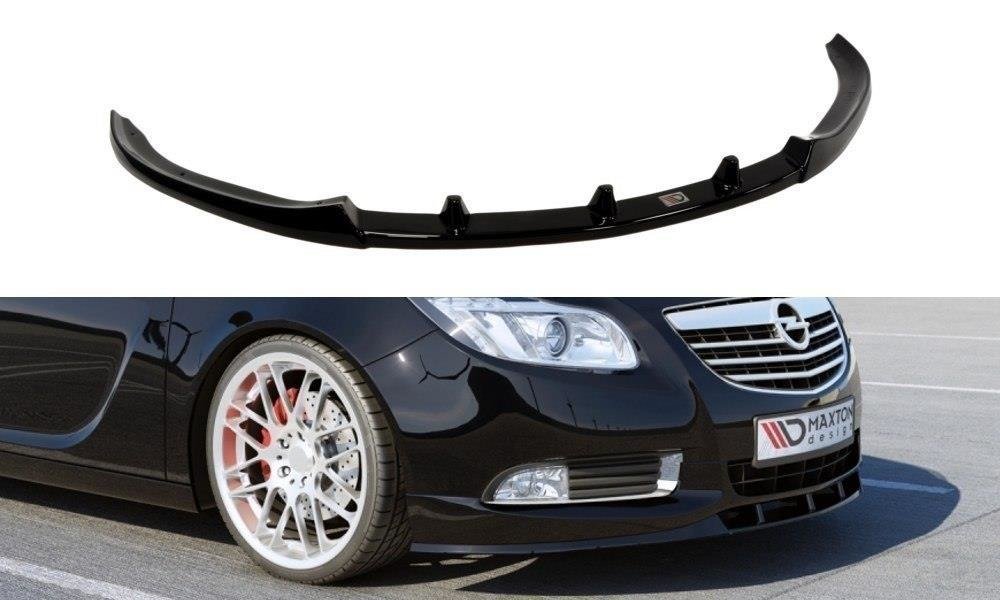 Maxton Design Street+ Spoilerlippe Front Ansatz passend für OPEL INSIGNIA OPC LINE NÜRBURG schwarz Hochglanz