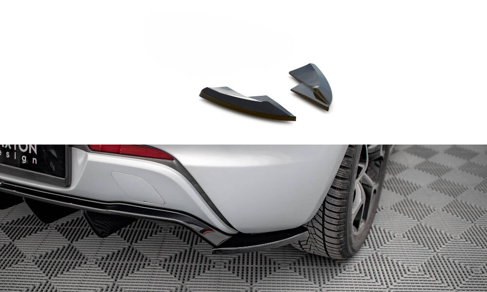 Maxton Design Heck Ansatz Flaps Diffusor V.2 passend für Opel Astra GTC OPC-Line J schwarz Hochglanz