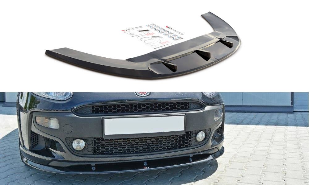Maxton Design Frontdiffusor Abarth Punto Evo schwarz Hochglanz für Abarth Punto Evo