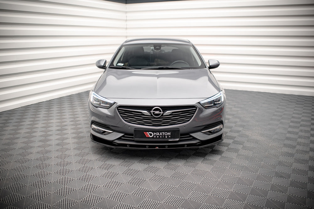 Maxton Design Street+ Spoilerlippe Front Ansatz V.2 passend für Opel Insignia Mk2 schwarz Hochglanz