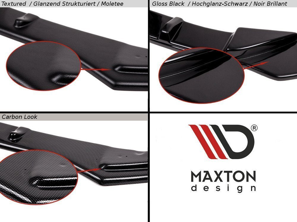 Maxton Design Seitenschweller Ansatz für Lexus IS F Mk2 schwarz matt