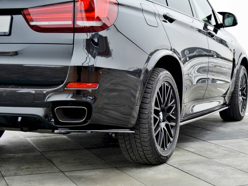 Maxton Design Street+ Seitenschweller Leisten passend für BMW X5 F15 M Paket schwarz Hochglanz