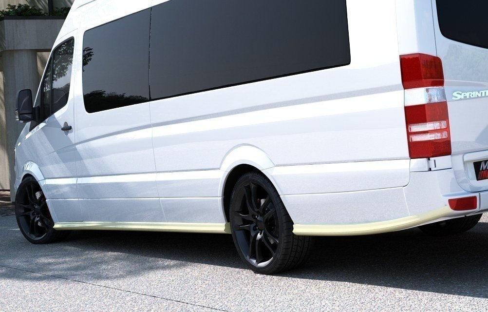 Maxton Design Seitenschweller MERCEDES SPRINTER 2013 - UP für Mercedes-Benz Sprinter Mk2 Facelift