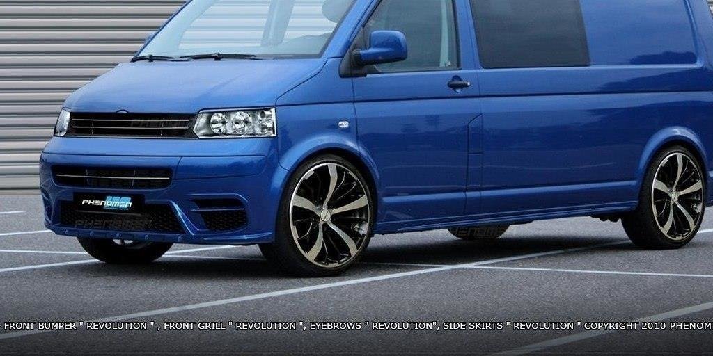Maxton Design Seitenschweller VW T5 < REVOLUTION > TÜV TEILGUTACHTEN für Volkswagen T5