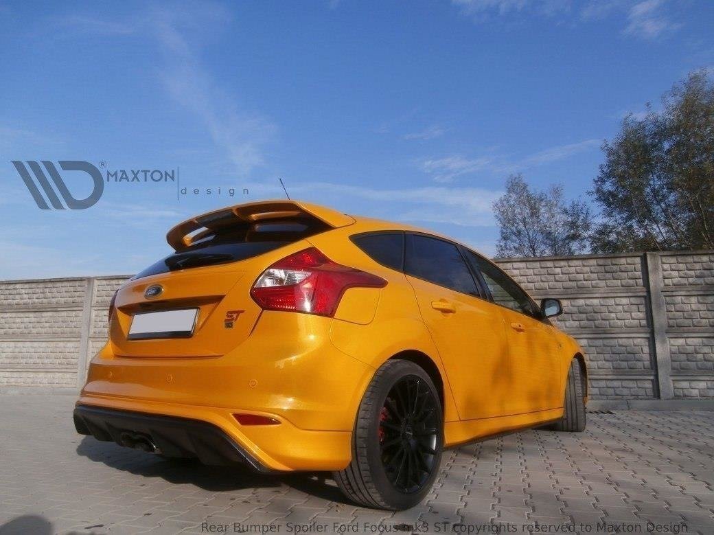 Maxton Design Diffusor Heck Ansatz für Ford Focus ST Mk3 (RS Look)