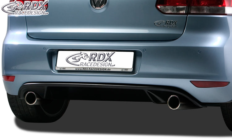 RDX Heckansatz für VW Golf 6 "GTI-Look" Heckeinsatz Heckblende Diffusor