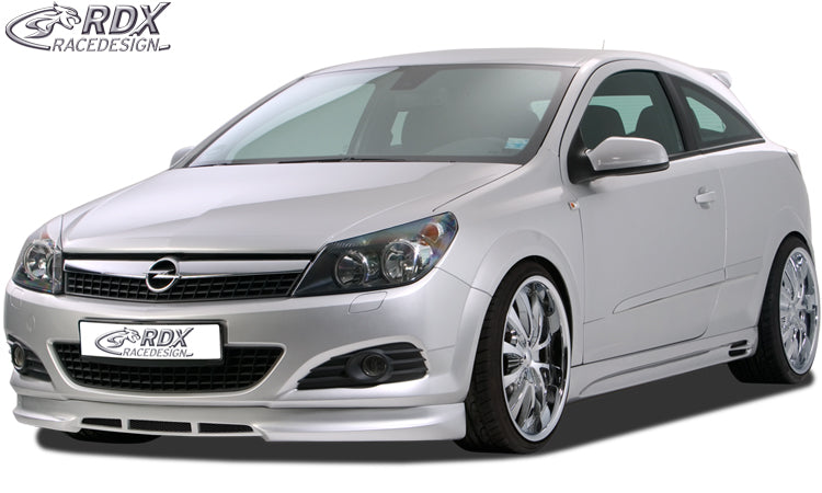 RDX Frontspoiler für OPEL Astra H GTC Frontlippe Front Ansatz Spoilerlippe