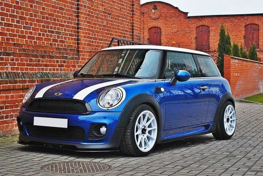 Maxton Design Street+ Seitenschweller Leisten passend für V.1 passend für MINI COOPER R56 JCW schwarz Hochglanz