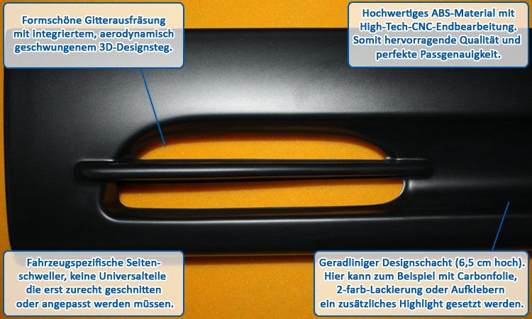 RDX Seitenschweller für PEUGEOT 207 "GT-Race"