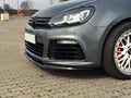 Maxton Design Street+ Spoilerlippe Front Ansatz passend für VW GOLF 6 schwarz Hochglanz