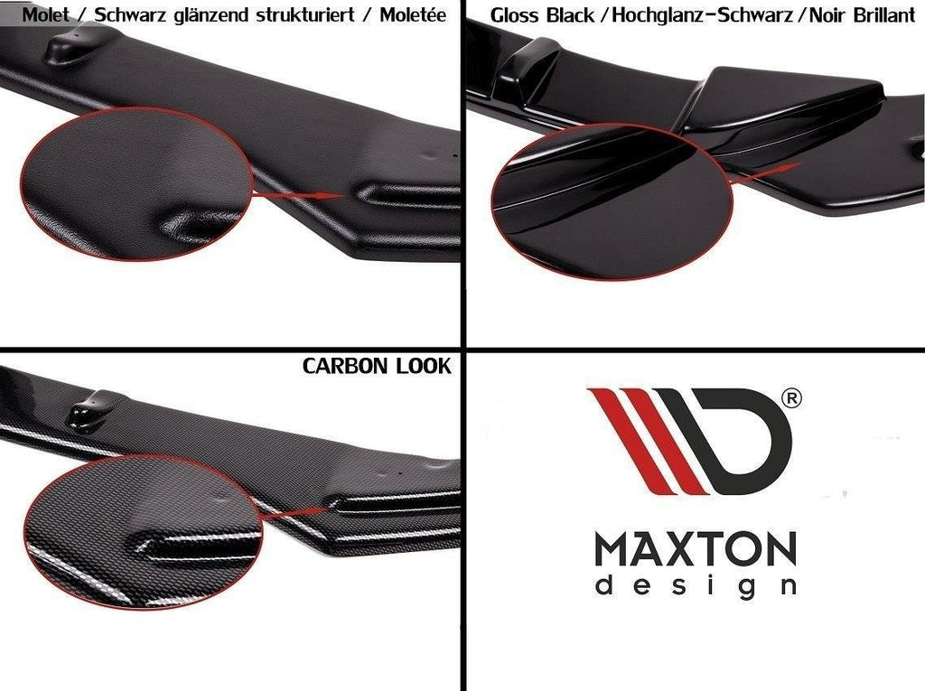 Maxton Design Diffusor Heck Ansatz passend für Mazda 6 GJ (Mk3) schwarz Hochglanz