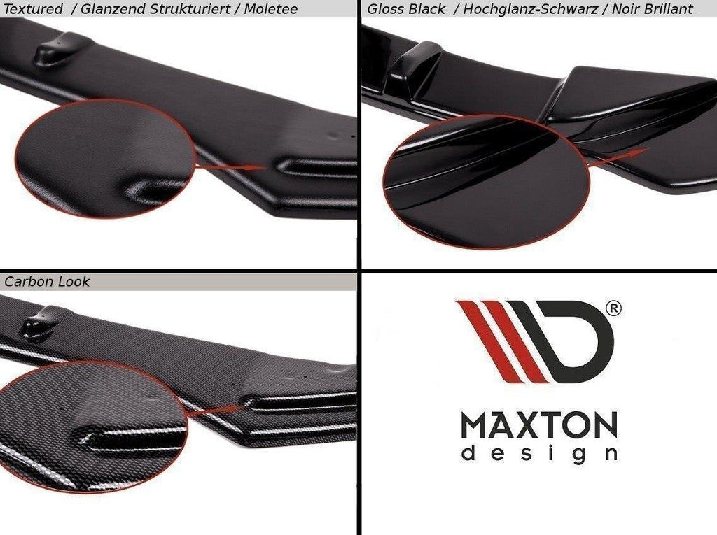 Maxton Design Street+ Spoilerlippe Front Ansatz V.1 passend für Lexus IS Mk2 schwarz Hochglanz