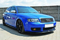 Maxton Design Street+ Spoilerlippe Front Ansatz passend für AUDI S4 B6 schwarz Hochglanz