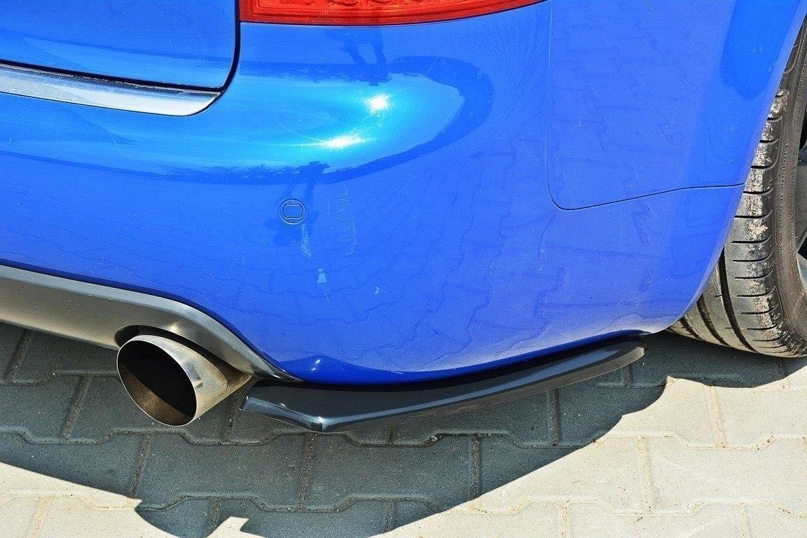 Maxton Design Heck Ansatz Flaps Diffusor passend für AUDI S4 B6 Avant schwarz Hochglanz
