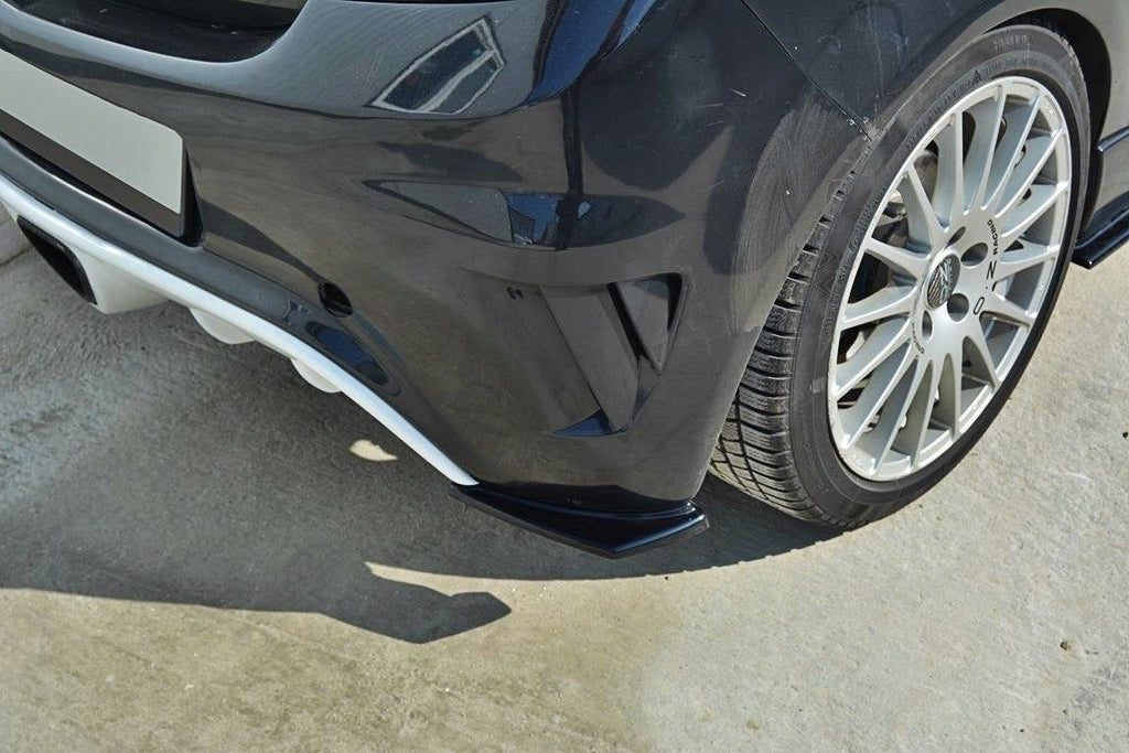 Maxton Design Heck Ansatz Flaps Diffusor passend für OPEL CORSA D OPC / VXR schwarz Hochglanz
