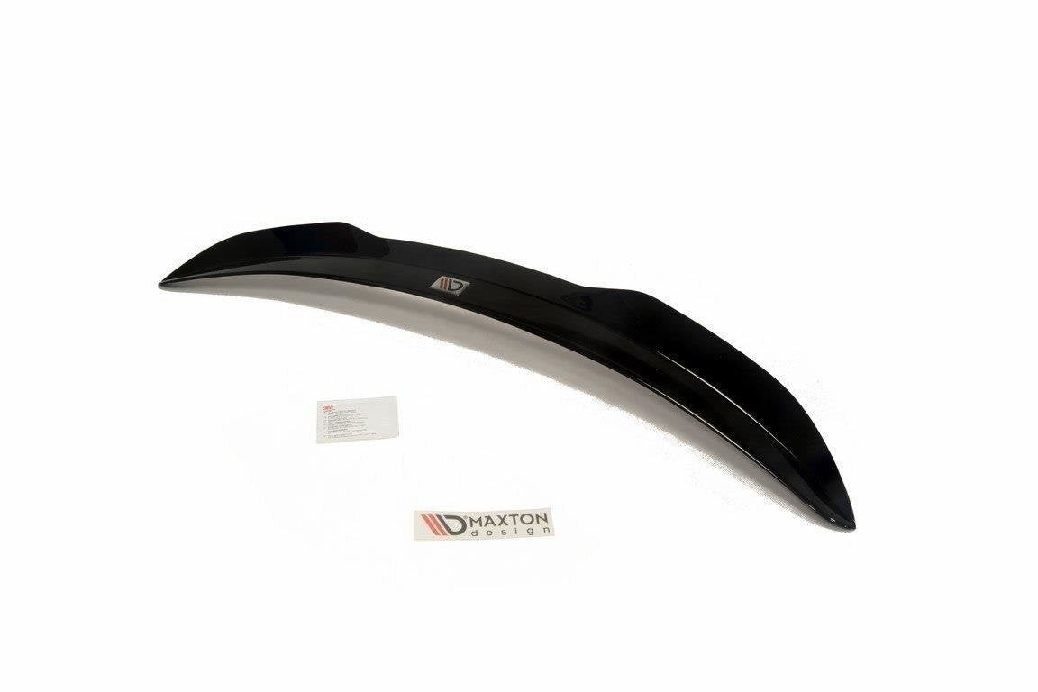 Maxton Design Spoiler CAP V.1 passend für MINI COOPER R56 schwarz Hochglanz