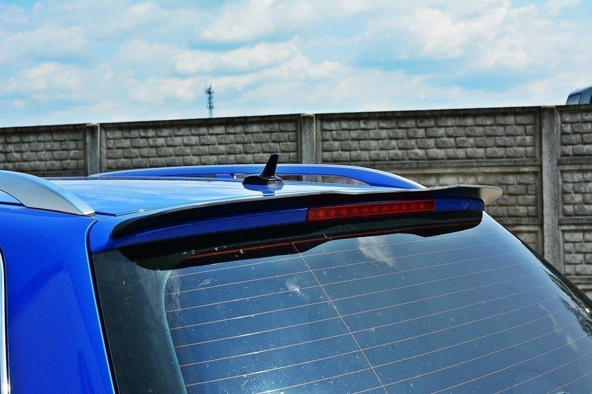 Maxton Design Spoiler CAP passend für AUDI S4 B6 Avant schwarz Hochglanz