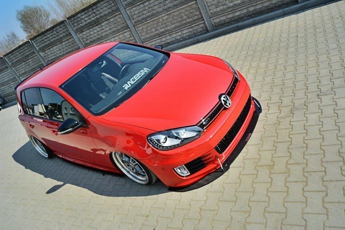 Maxton Design Racing Street+ Spoilerlippe Front Ansatz passend für VW GOLF 6 GTI 35TH