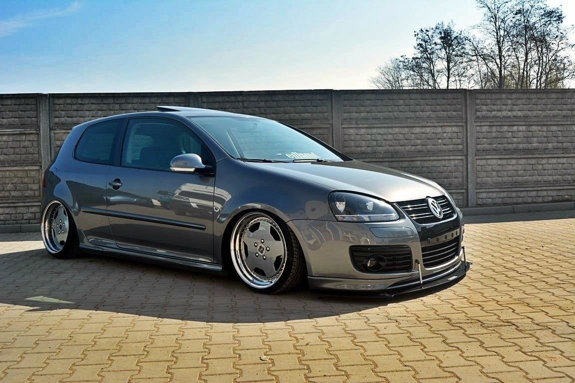 Maxton Design Racing Street+ Spoilerlippe Front Ansatz passend für VW GOLF 5 GTI 30TH