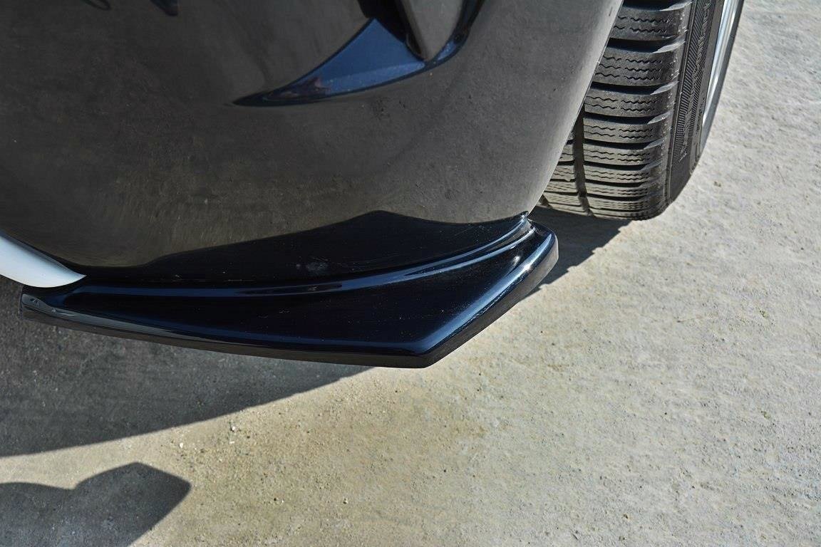Maxton Design Heck Ansatz Flaps Diffusor passend für OPEL CORSA D OPC / VXR schwarz Hochglanz